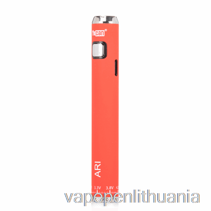 Yocan Ari 650mah Akumuliatoriaus Raudonas Vape Skystis